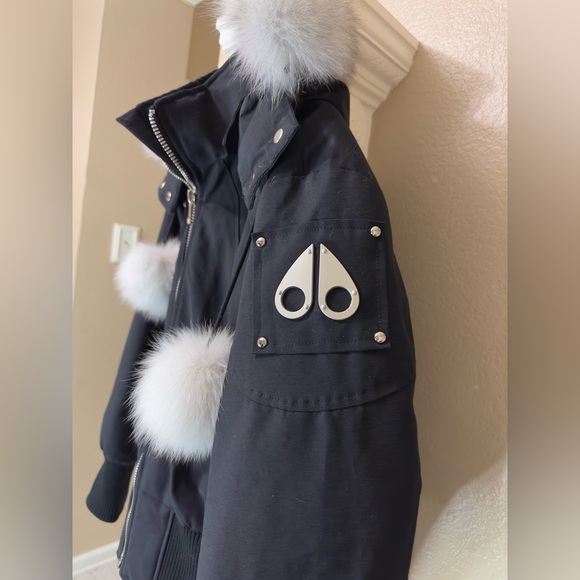 women Puffer Jacket with High Collar and Ribbed Cuffs - Picture 3 of 17